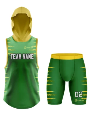 7 vs 7 Team Uniform – Sleeveless Hoodie & Shorts Set