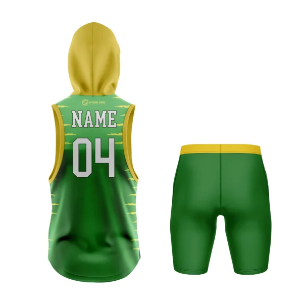 7 vs 7 Team Uniform – Sleeveless Hoodie & Shorts Set