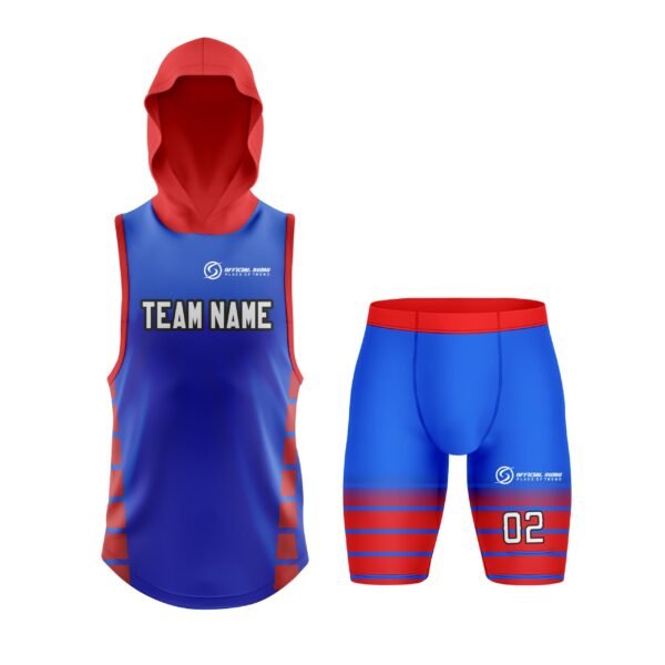 7 vs 7 Team Uniform – Sleeveless Hoodie & Shorts Set