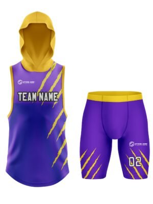 7 vs 7 Team Uniform – Sleeveless Hoodie & Shorts Set