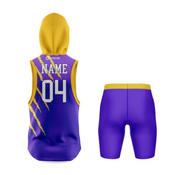 7 vs 7 Team Uniform – Sleeveless Hoodie & Shorts Set