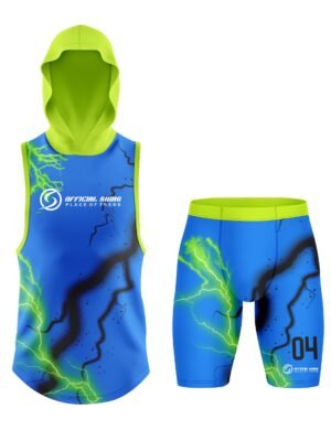 7 vs 7 Team Uniform – Sleeveless Hoodie & Shorts Set