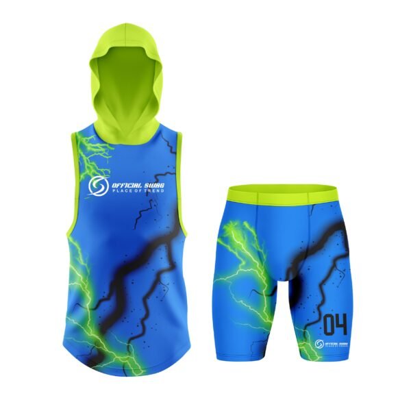 7 vs 7 Team Uniform – Sleeveless Hoodie & Shorts Set